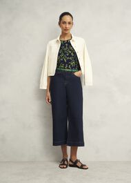 Carmina Leather Hip Belt, Laurel Green, hi-res
