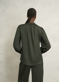 Lucia Blouse, Woodland Green, hi-res