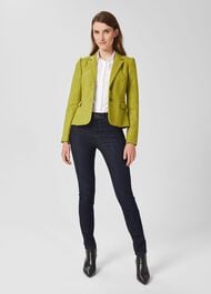 Hackness Wool Jacket, Lime Green, hi-res