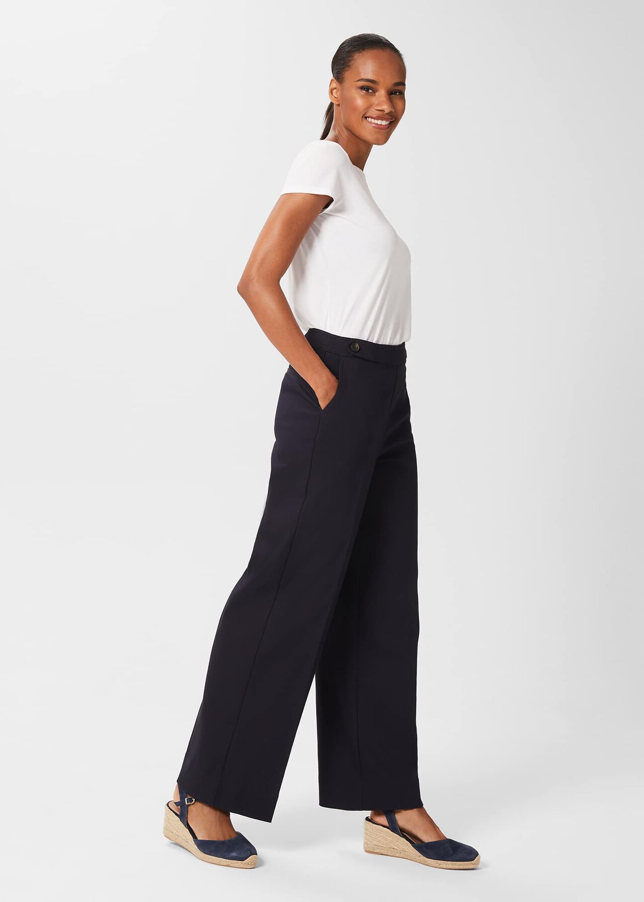 Samina Pants, Navy, hi-res