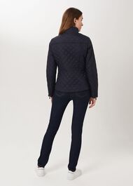 Carys Quilted Jacket, Navy, hi-res