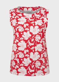 Maddy Printed Top, Red Multi, hi-res