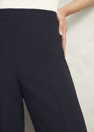 Petite Mel Wide Pants, Navy, hi-res