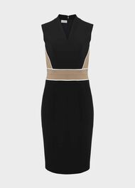 Fatima Dress, Black Camel, hi-res