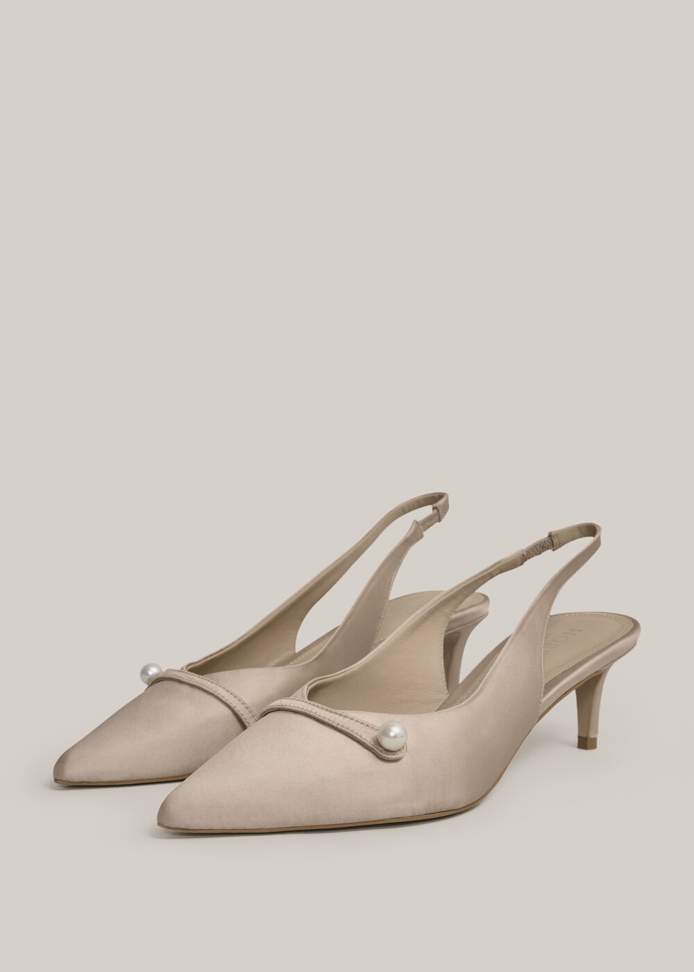 Serena Slingbacks, Champagne, hi-res