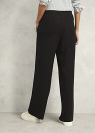 Kathy Ponte Pants, Black, hi-res