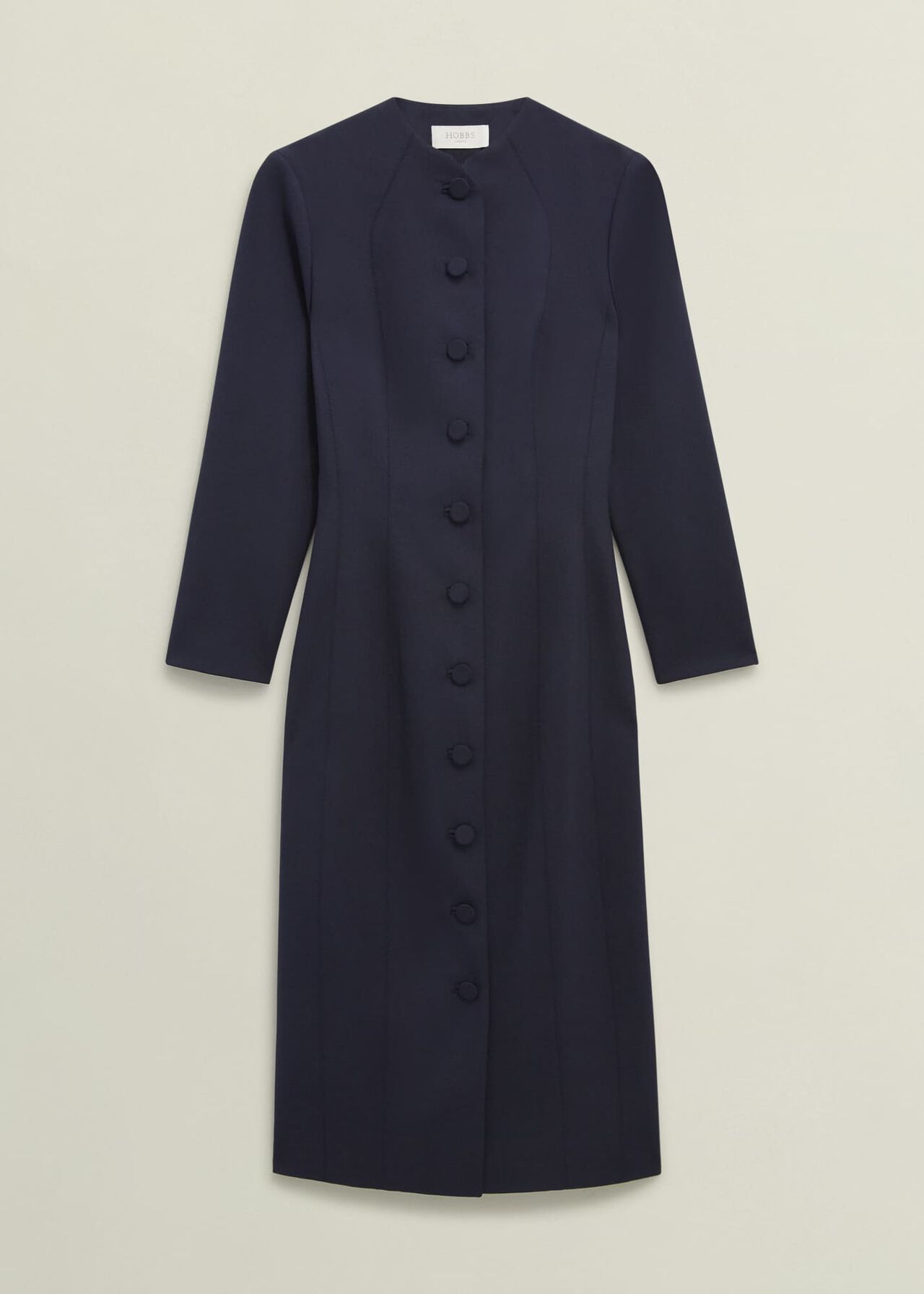 Berkeley Dress With Wool, Navy, hi-res