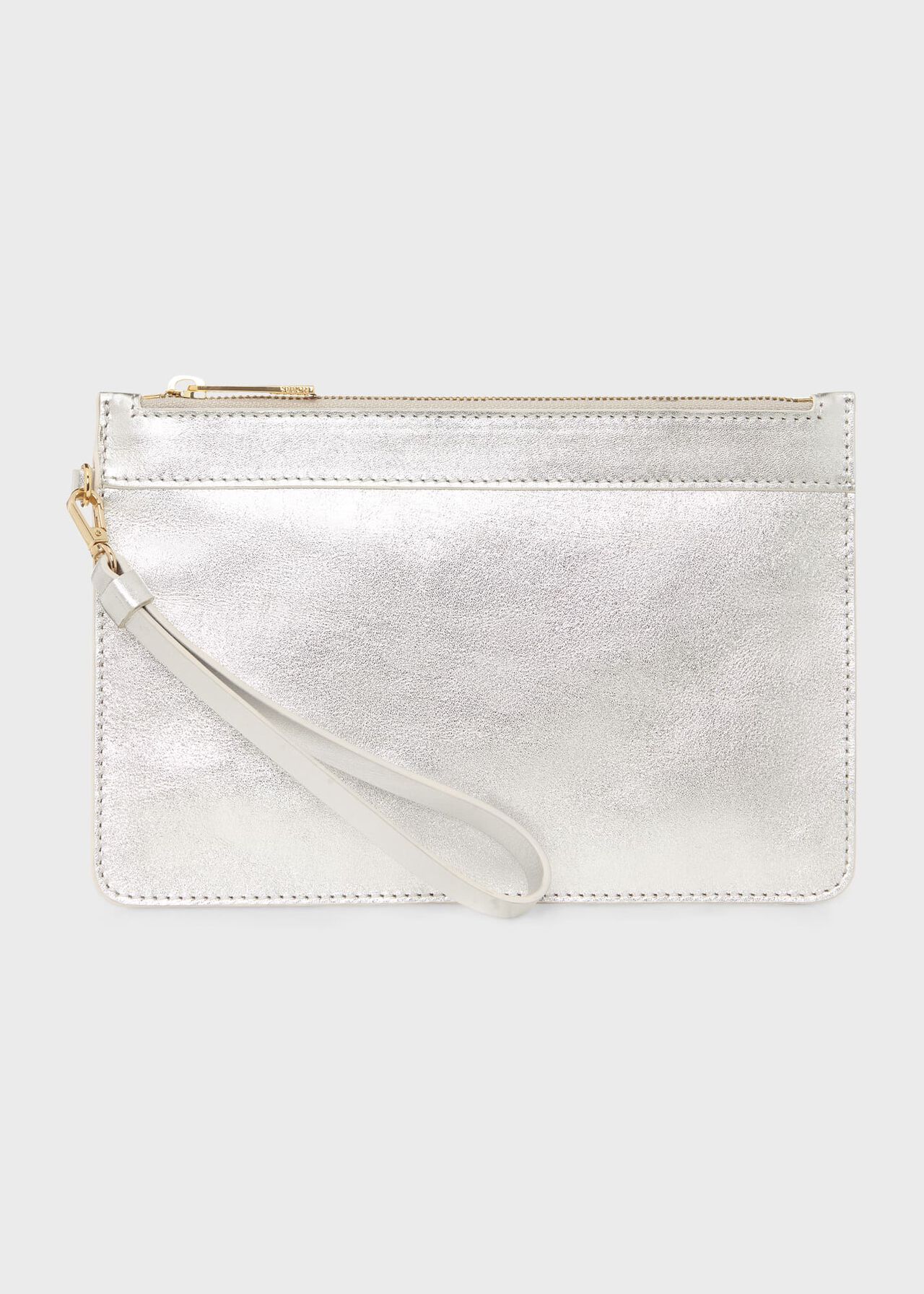 Lundy Wristlet, Silver Metallic, hi-res