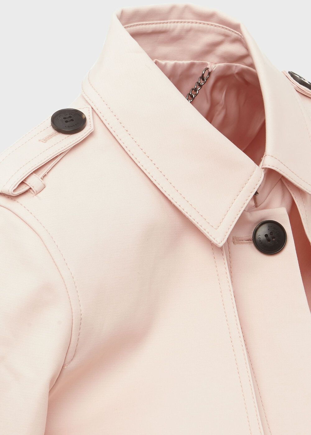 Raegan Water Resistant Mac, Pale Pink, hi-res