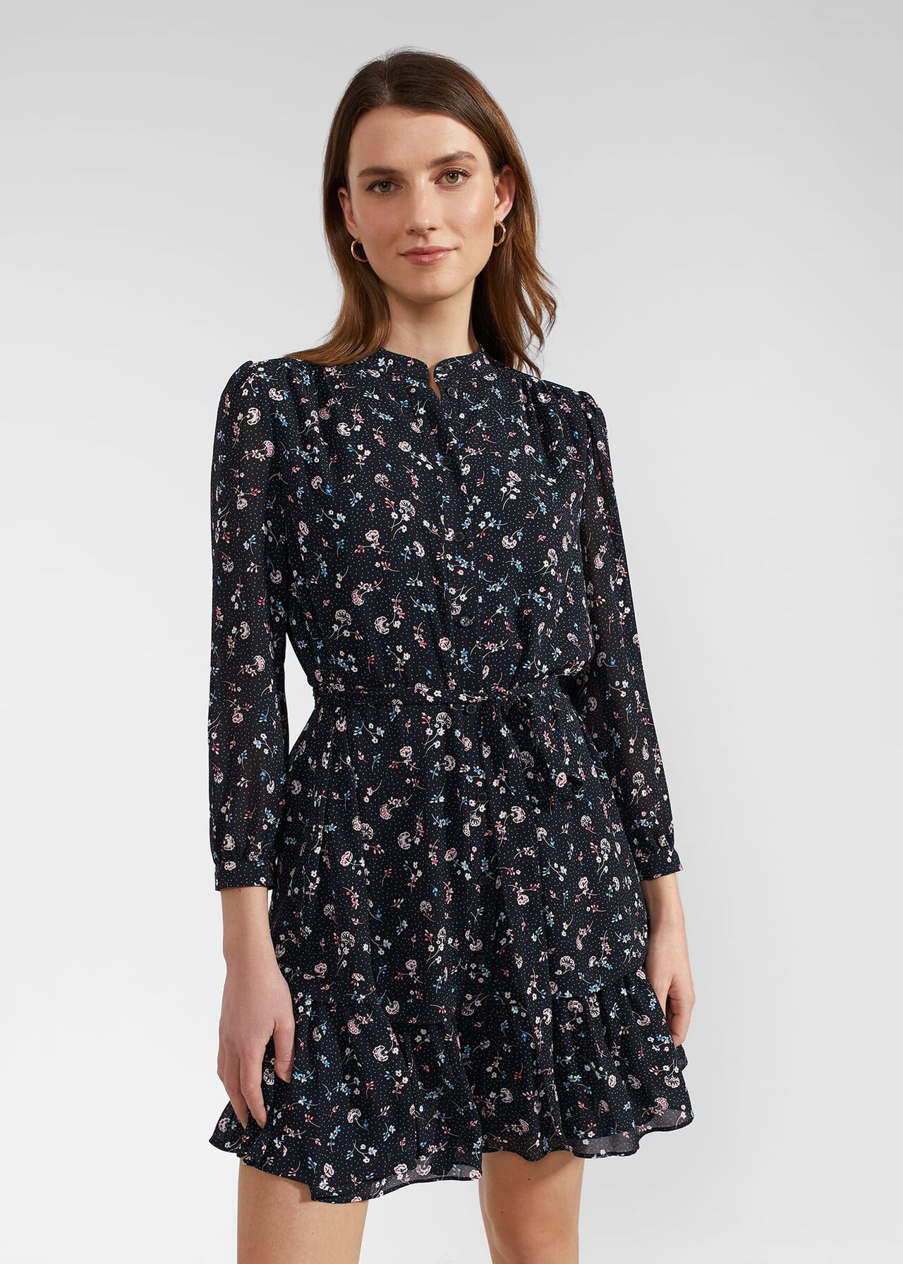 Pearl Dress, Navy Multi, hi-res
