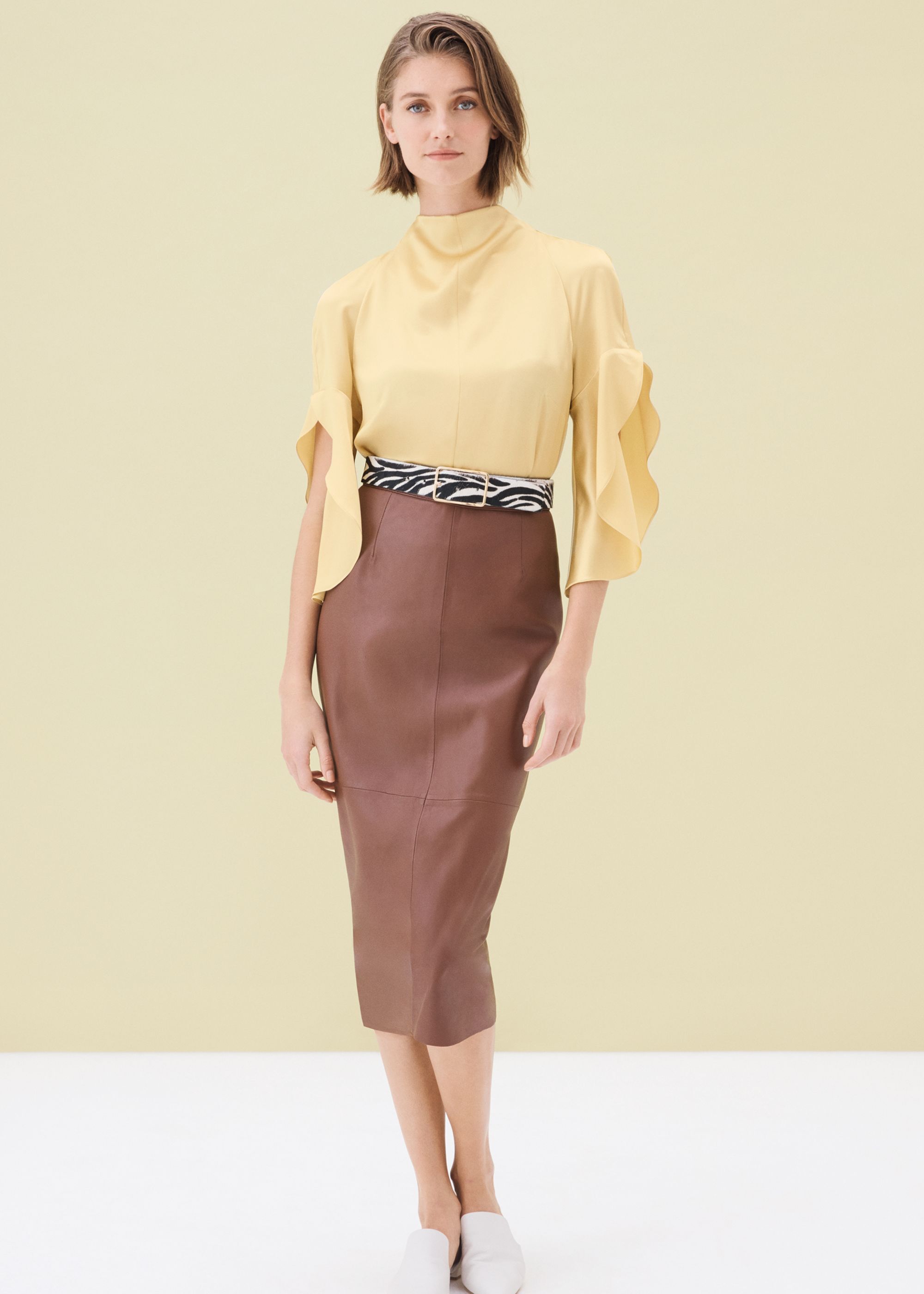 leather skirt hobbs
