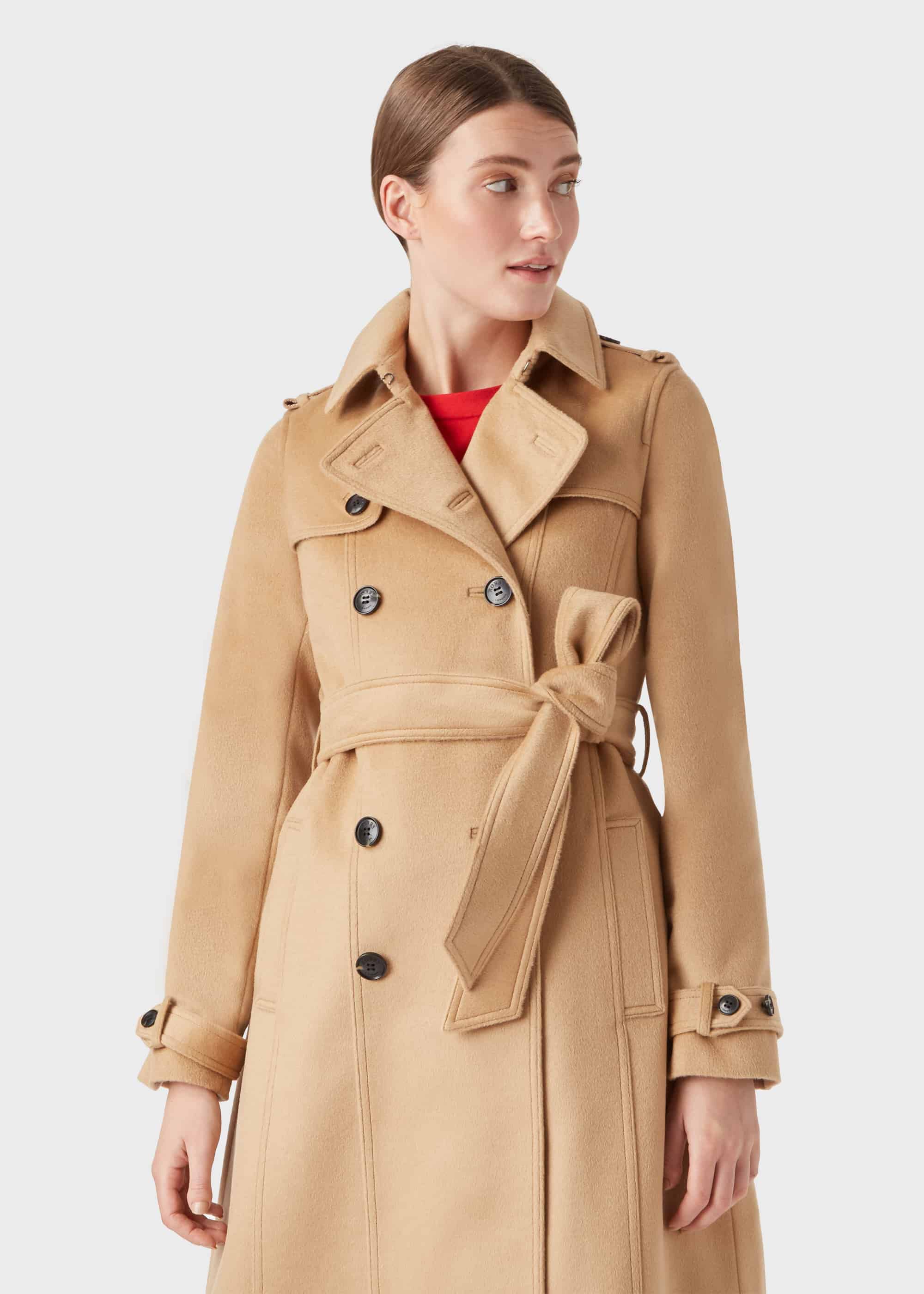 Wool saskia trench coat Clearance