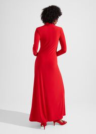 Vida Dress, Garnet Red, hi-res