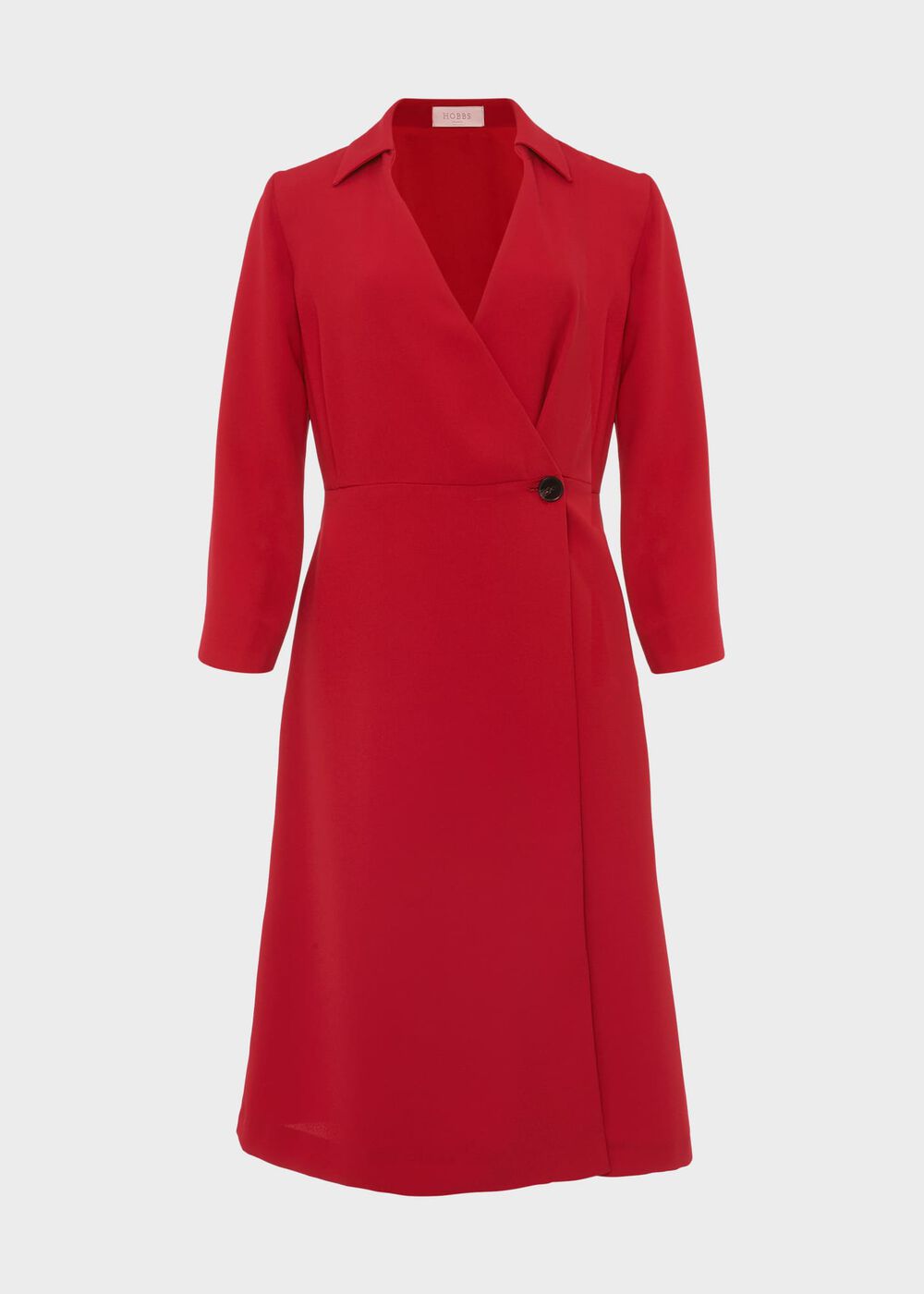 Dani Wrap Dress, Deep Red, hi-res