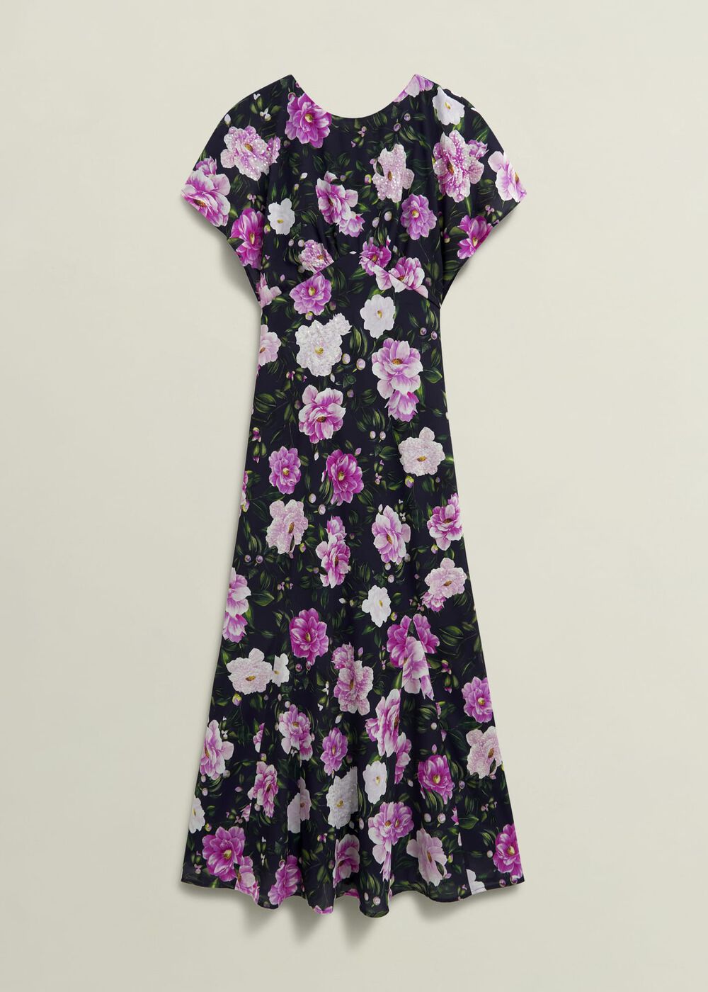 Petite Lalena  Sequin Floral Dress, Midnight Multi, hi-res