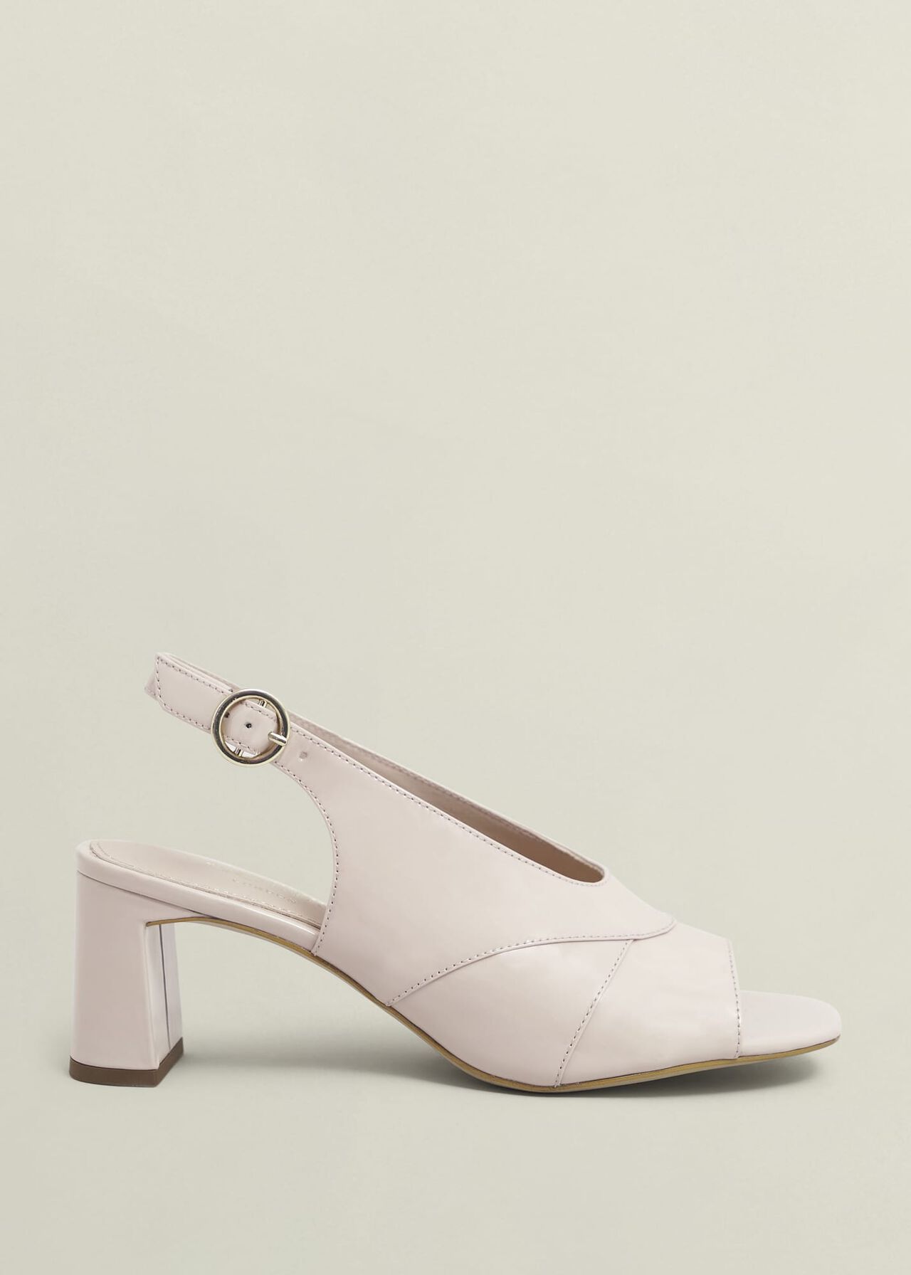 Karina Leather Sandals, Pale Pink, hi-res