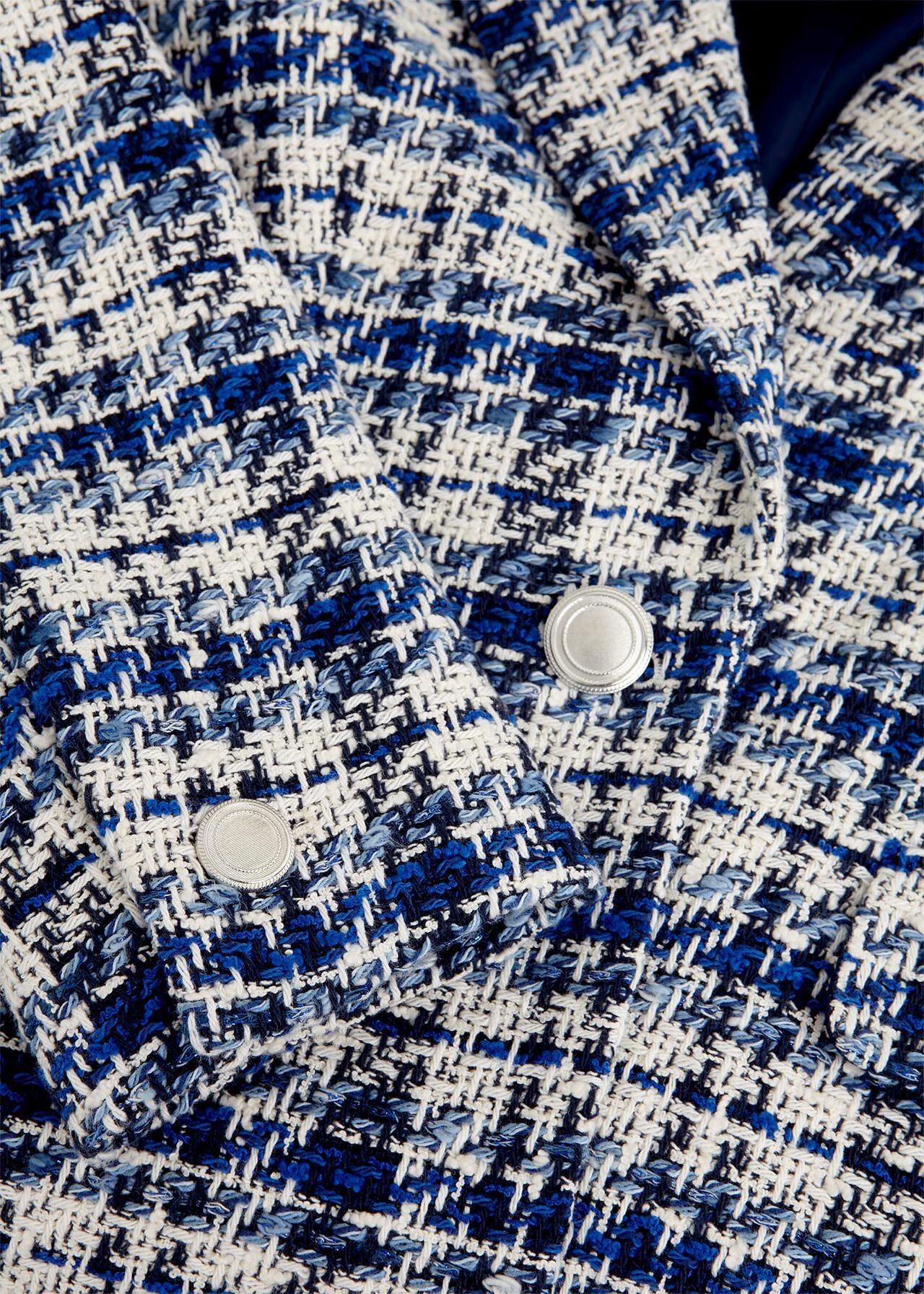 Emerson Cotton Blend Jacket, Blue Multi, hi-res