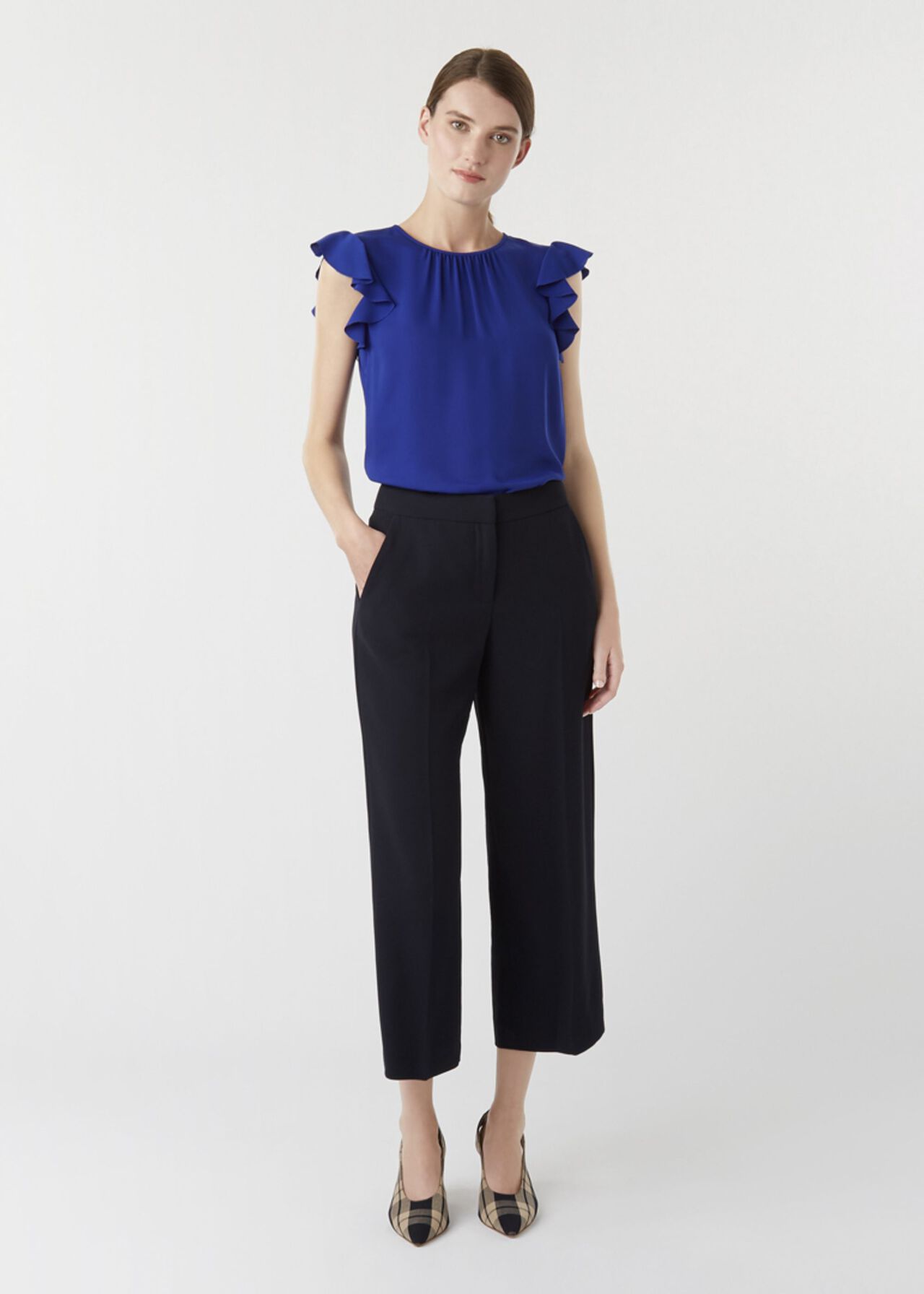 Lula trousers, Navy, hi-res