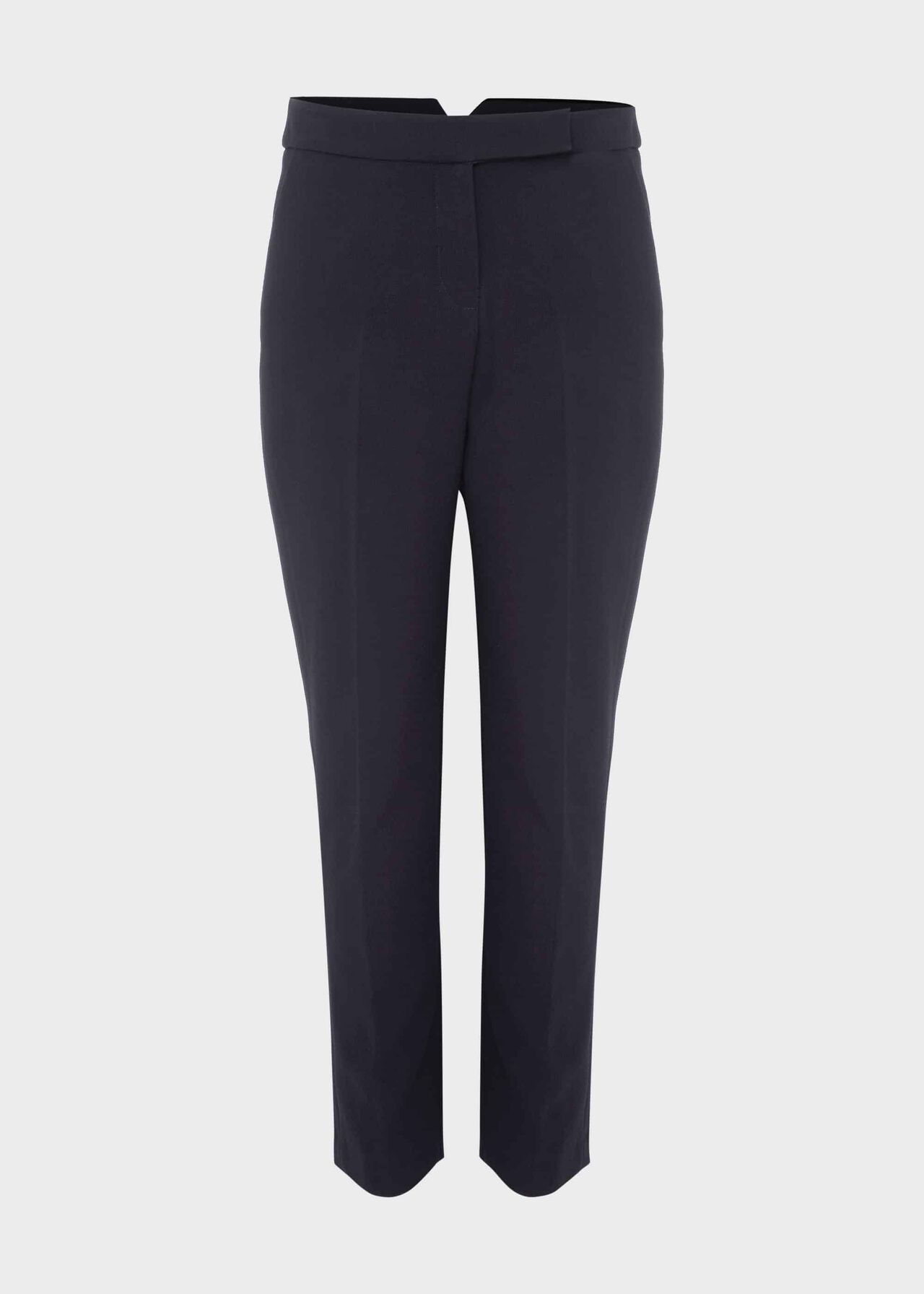 Leila Slim Trousers With Stretch, Navy, hi-res