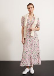 Winsford Dress, Cream Multi, hi-res