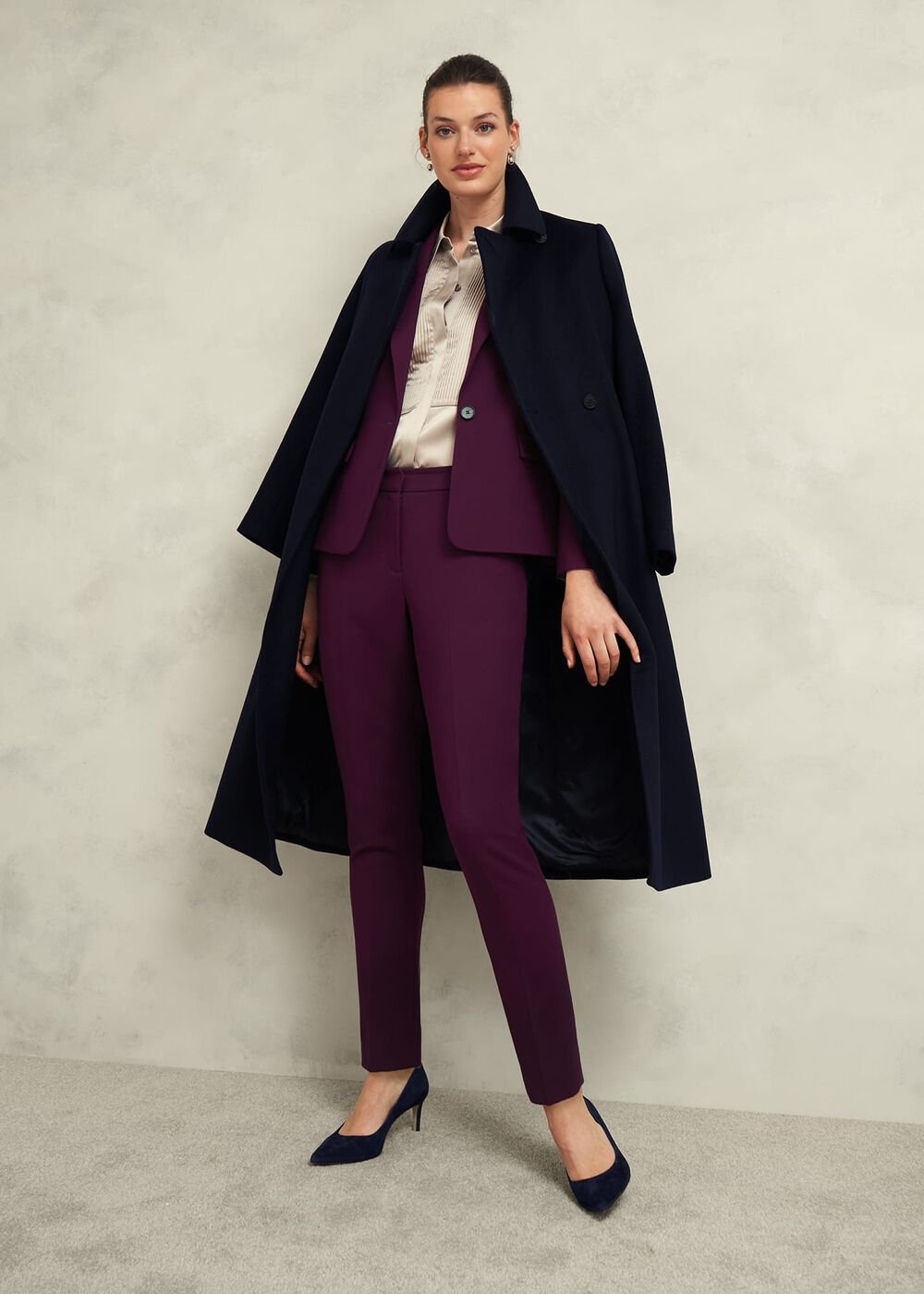 Sami Tapered Trousers, Warm Plum, hi-res