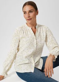 Sutton Blouse, Ivory Multi, hi-res