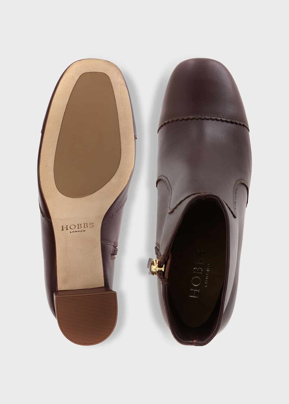 Leila Ankle Boot, Aubergine, hi-res