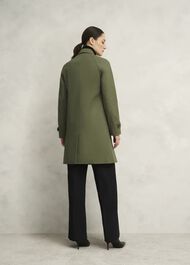 Vivienne Shower Resistant Trench Coat, Olive Green, hi-res