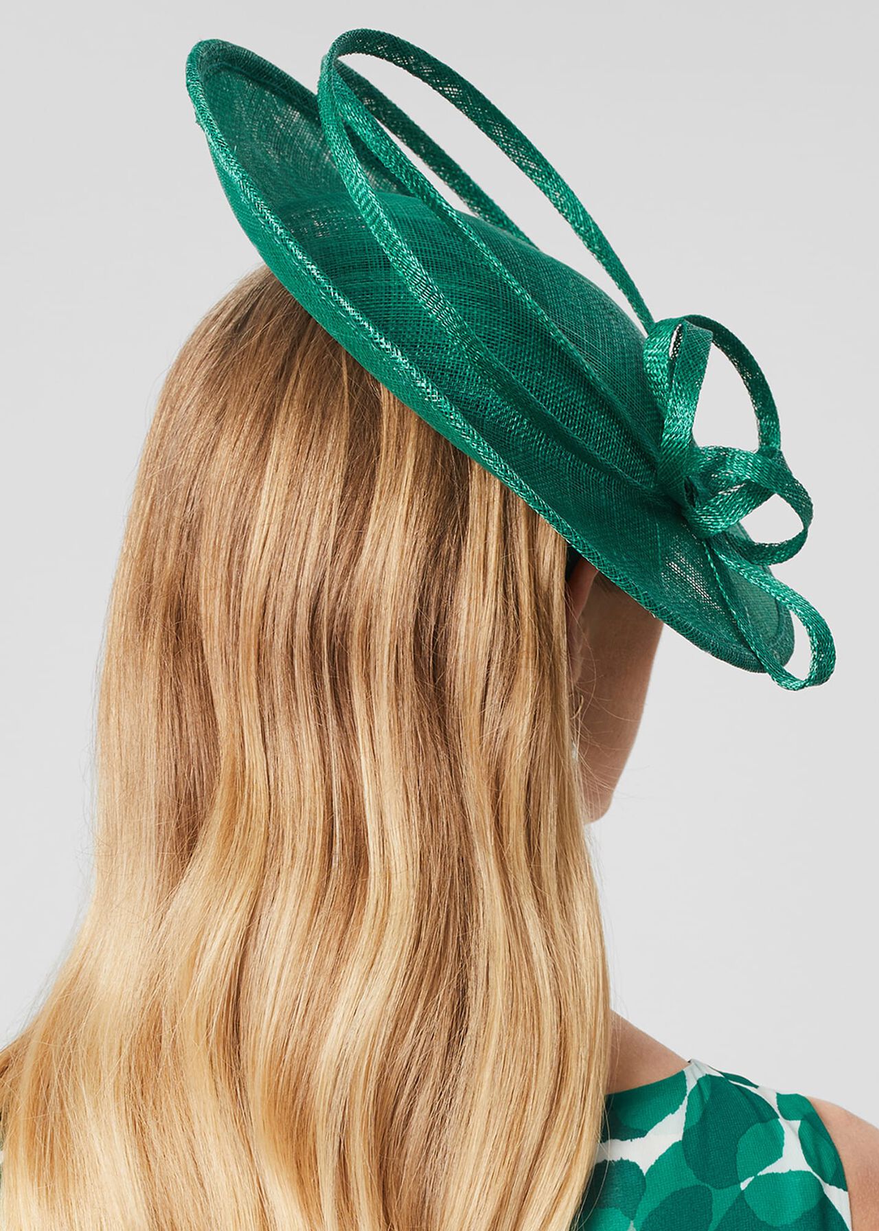 Shona Fascinator, Green, hi-res