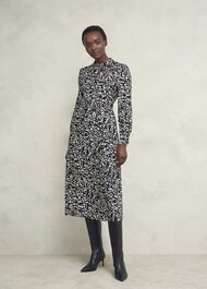 Cynthia Dress, Black Cream, hi-res