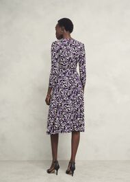Paige Jersey Dress, Purple Multi, hi-res