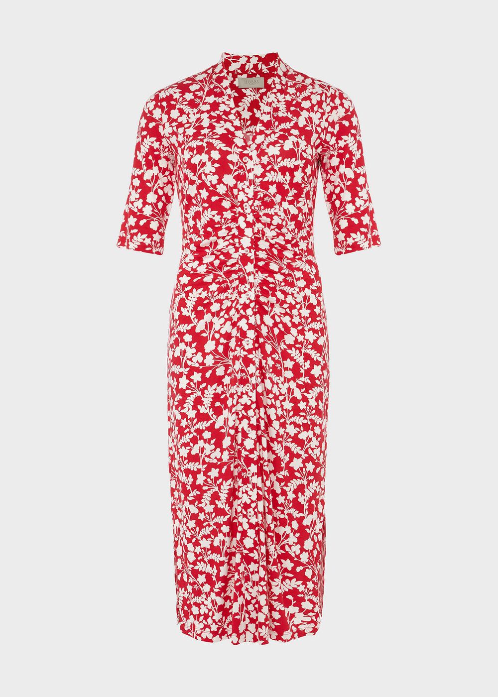 Hatty Dress, Red Ivory, hi-res