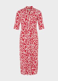 Hatty Dress, Red Ivory, hi-res