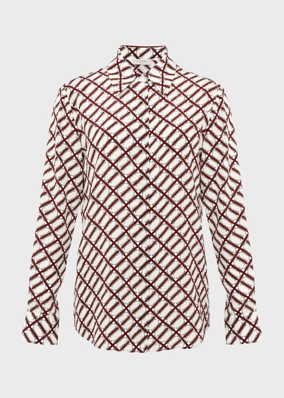 Eva Printed Silk Blouse
