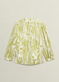 Angelique Blouse, Green Ivory, hi-res