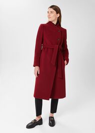 Asher Coat, Vermillion Red, hi-res