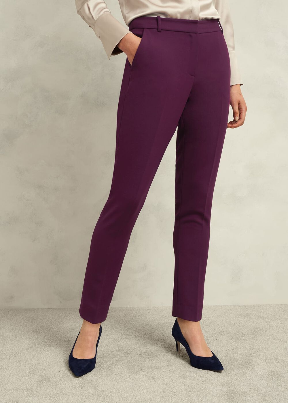 Petite Sami Pants, Warm Plum, hi-res