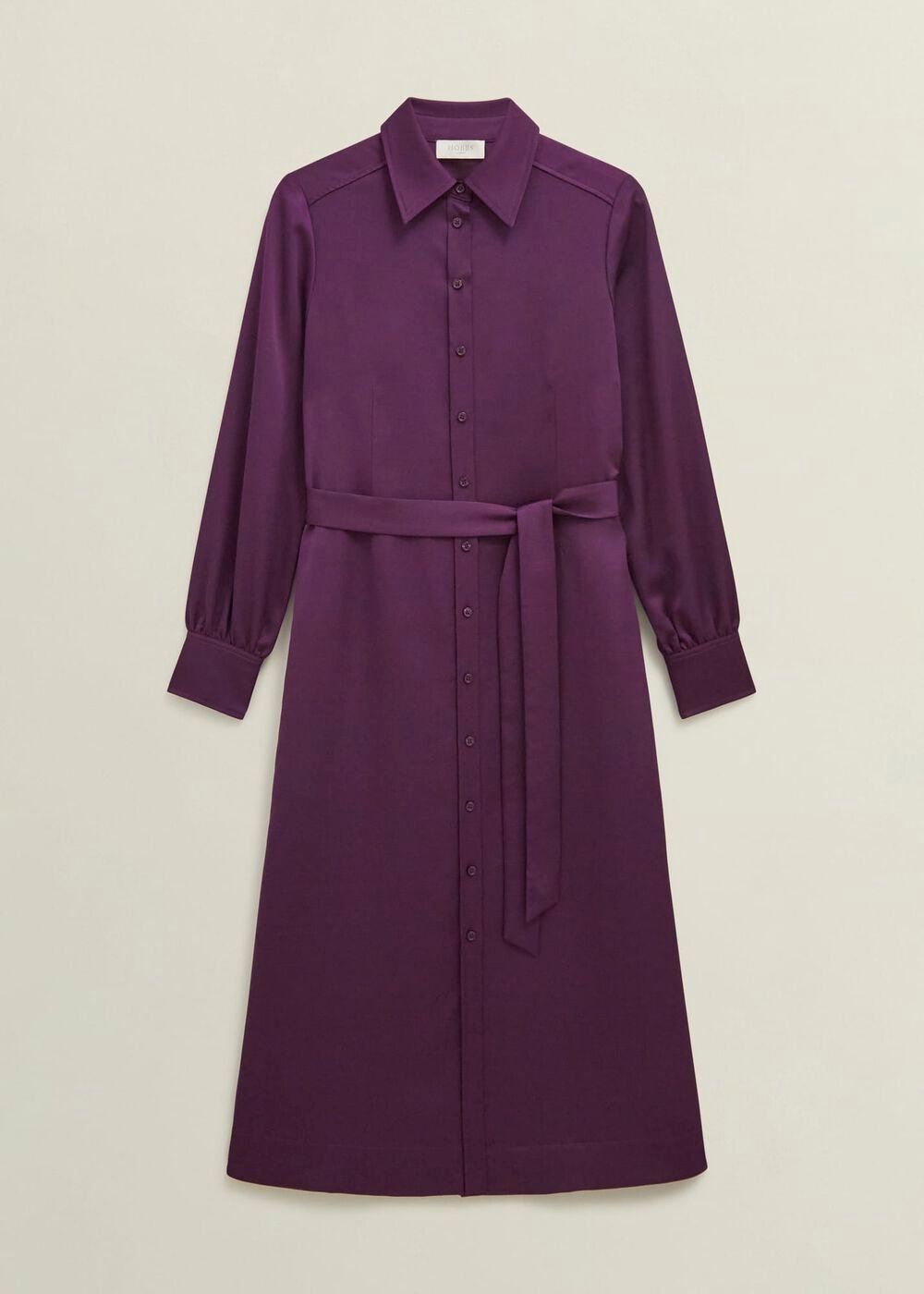 Arianne Satin Dress, Regal Purple, hi-res