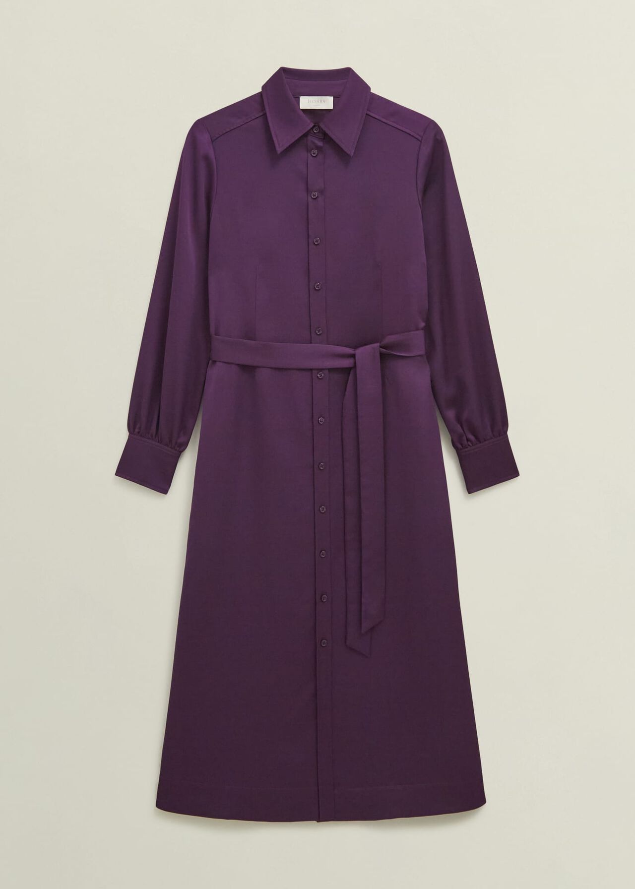 Arianne Satin Dress, Regal Purple, hi-res
