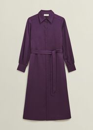 Arianne Satin Dress, Regal Purple, hi-res