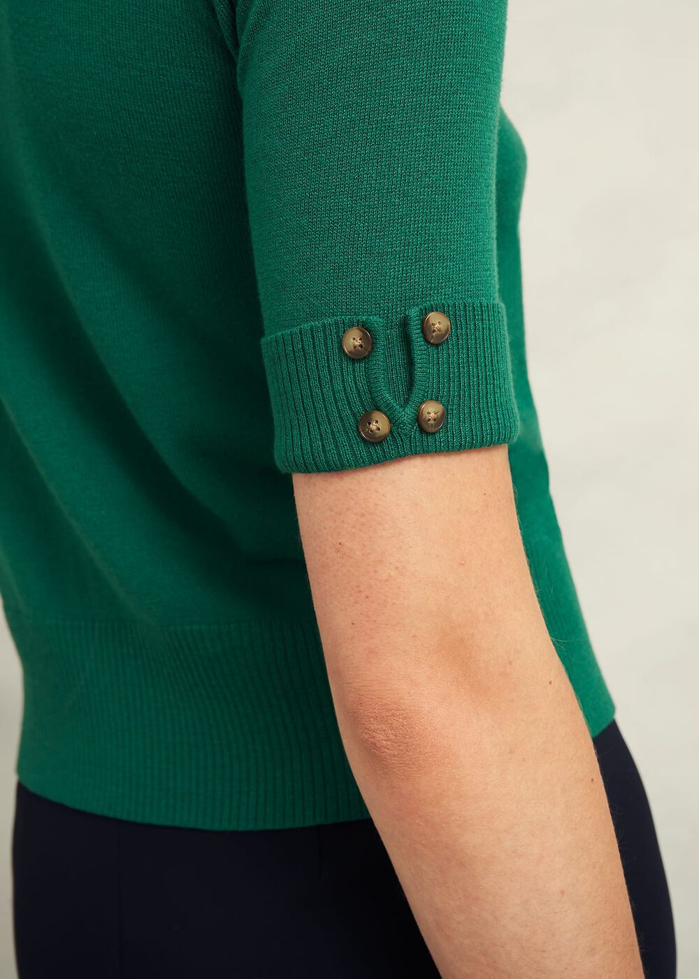 Leanne Jumper With Wool, Agate Green, hi-res