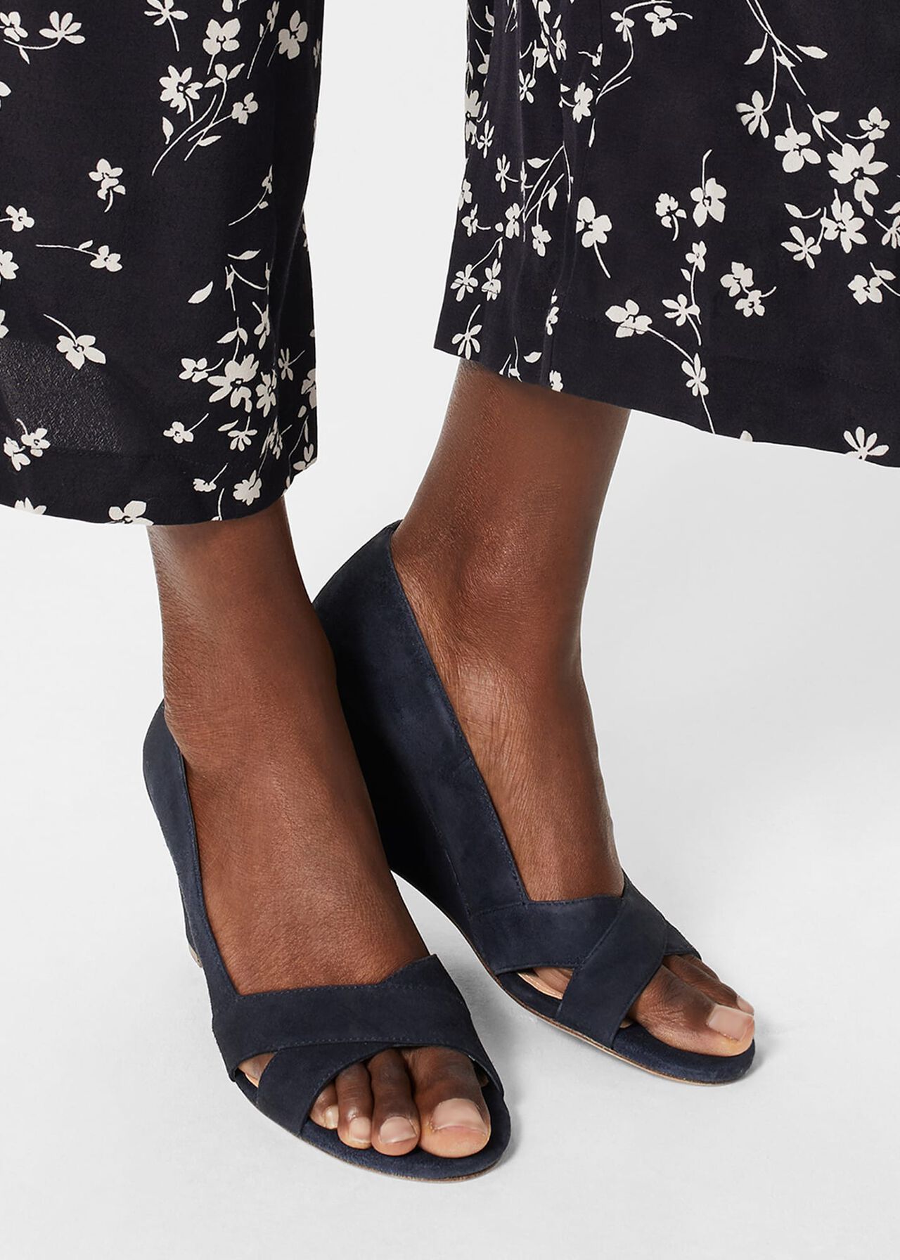 Lindsay Wedge, Navy, hi-res