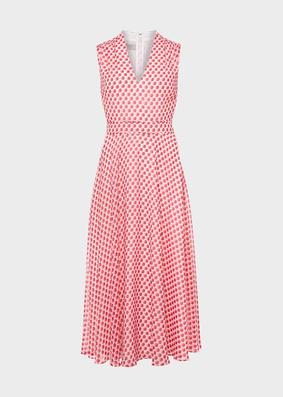 Lucy Printed Fit And Flare Dress