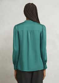 Jade Blouse, Deep Lake Green, hi-res