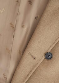 Petite Livia Wool Wrap Coat, Neutral, hi-res