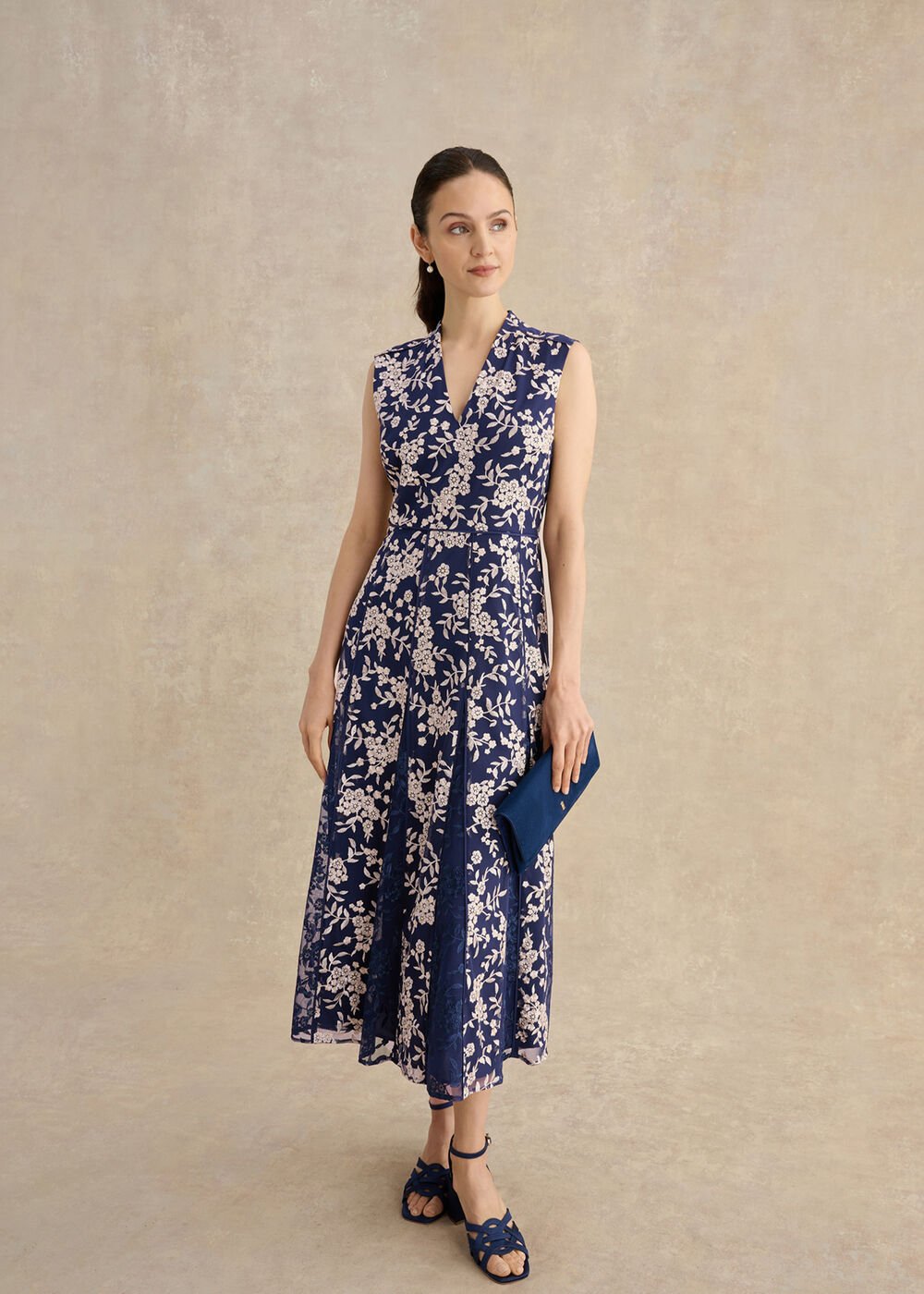 Quin Embroidered Dress, Midnight Blush, hi-res