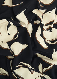 Evelyn Dress, Black Sandstone, hi-res