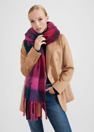 Catherine Scarf, Plum Pink Multi, hi-res