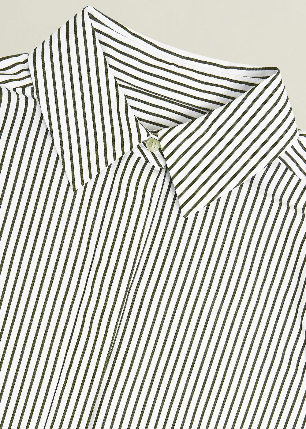 Andra Cotton Blend Shirt, Olive White, hi-res