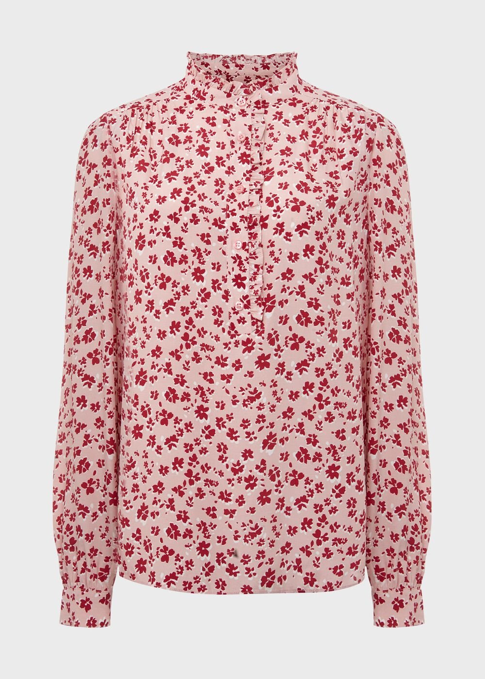 Lillian Blouse, Pink Multi, hi-res